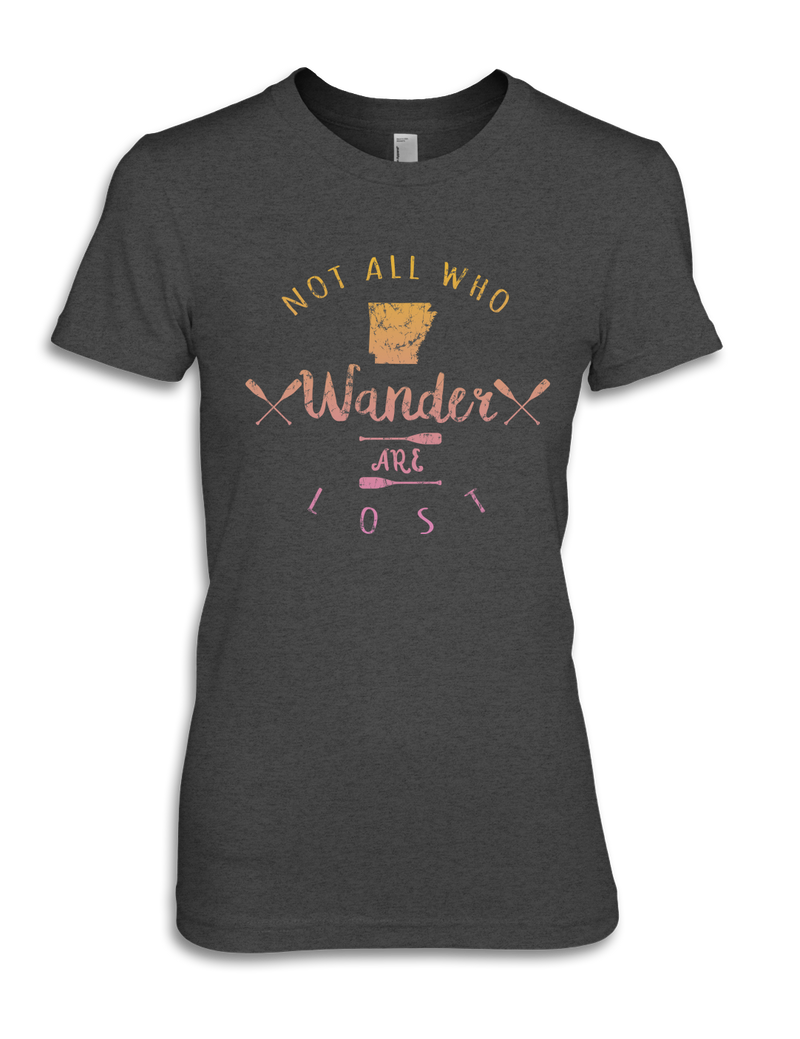 Arkansas - Not All Who Wander - Women's Tee